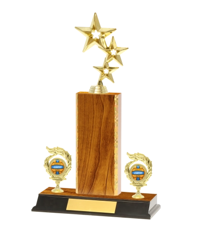 Classic Gold Edged Trophy