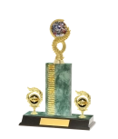 Classic Wave Pattern Trophy