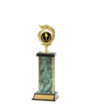 Capped Gold Edged Trophy