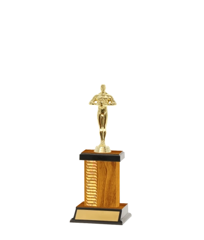 Capped Wave Pattern Trophy