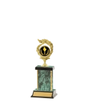 Capped Gold Edged Trophy