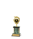 Capped Gold Edged Trophy