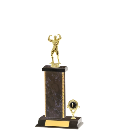Capped Gold Edged Trophy