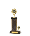 Capped Gold Edged Trophy