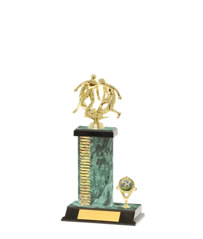 Capped Wave Pattern Trophy