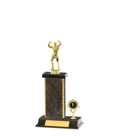 Capped Gold Edged Trophy