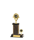 Capped Gold Edged Trophy