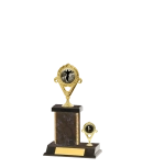 Capped Gold Edged Trophy