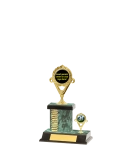 Capped Wave Pattern Trophy