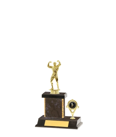 Capped Gold Edged Trophy