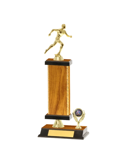 Capped Gold Edged Trophy