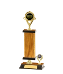 Capped Gold Edged Trophy