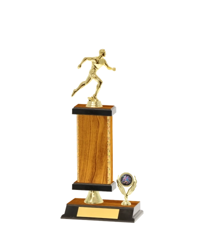 Capped Gold Edged Trophy