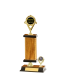 Capped Gold Edged Trophy