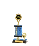 Capped Wave Pattern Trophy