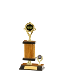 Capped Gold Edged Trophy
