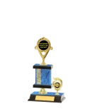 Capped Wave Pattern Trophy