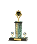 Capped Wave Pattern Trophy