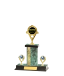 Capped Wave Pattern Trophy