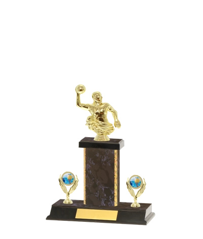 Capped Gold Edged Trophy