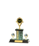 Capped Wave Pattern Trophy