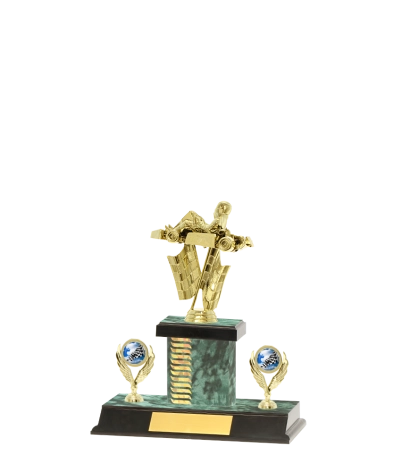 Capped Wave Pattern Trophy