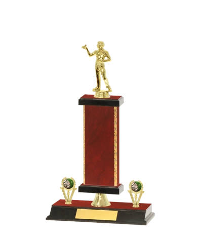 Capped Gold Edged Trophy