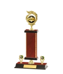 Capped Gold Edged Trophy