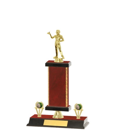 Capped Gold Edged Trophy