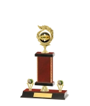 Capped Gold Edged Trophy