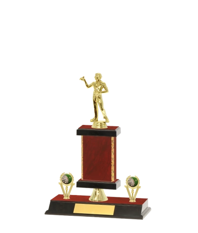 Capped Gold Edged Trophy