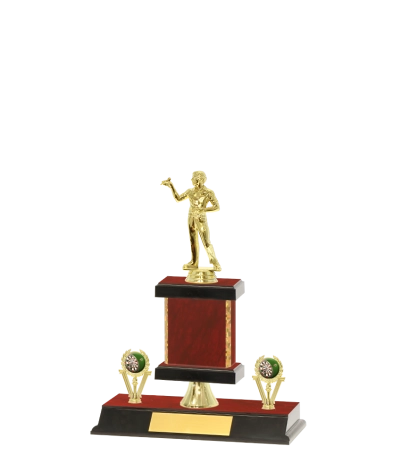 Capped Gold Edged Trophy