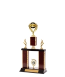 Tiered Gold Edge Trophy