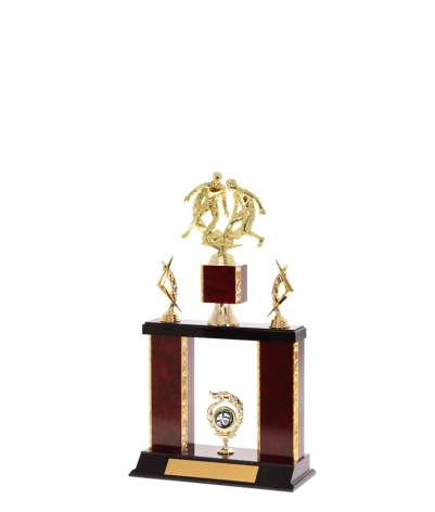 Tiered Gold Edge Trophy