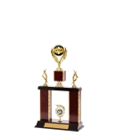 Tiered Gold Edge Trophy
