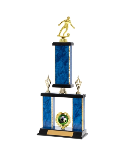 Tiered Gold Edge Trophy