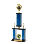 Tiered Gold Edge Trophy