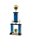 Tiered Gold Edge Trophy