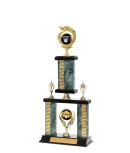 Tiered Wave Pattern Trophy