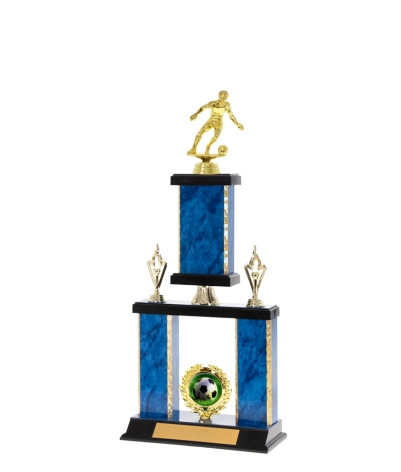 Tiered Gold Edge Trophy