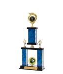 Tiered Gold Edge Trophy
