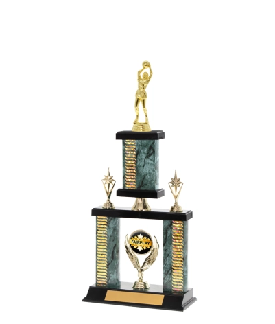 Tiered Wave Pattern Trophy