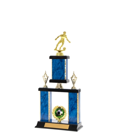 Tiered Gold Edge Trophy