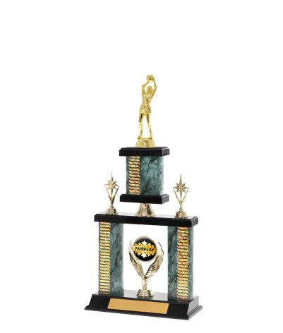 Tiered Wave Pattern Trophy