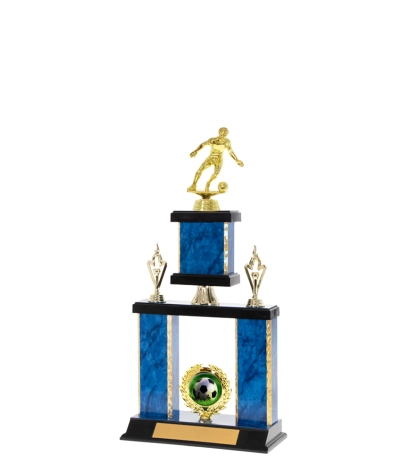 Tiered Gold Edge Trophy