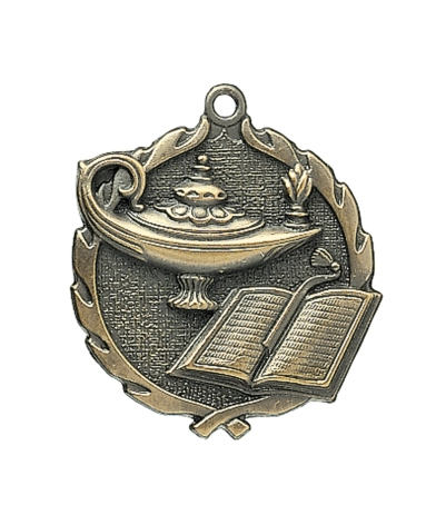 Knowledge - Gold 3D Medal