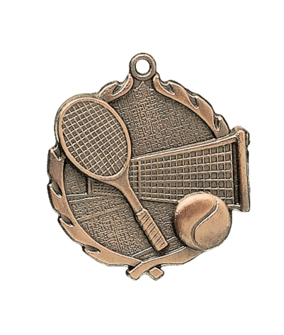 Tennis - Bronze 3D Medal