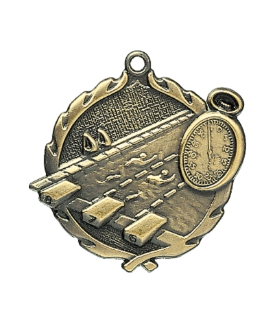 Swimming - Gold 3D Medal