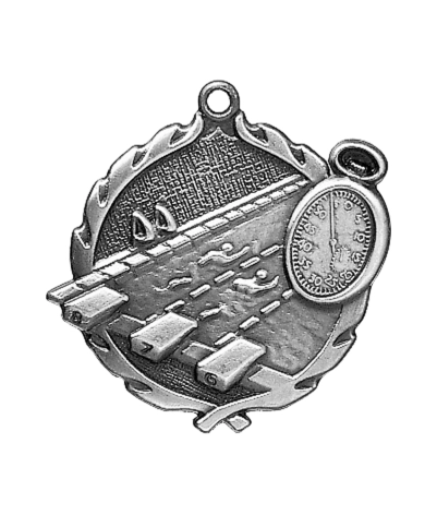 Swimming - Silver 3D Medal