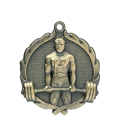 Weightlifting - Gold 3D Medal